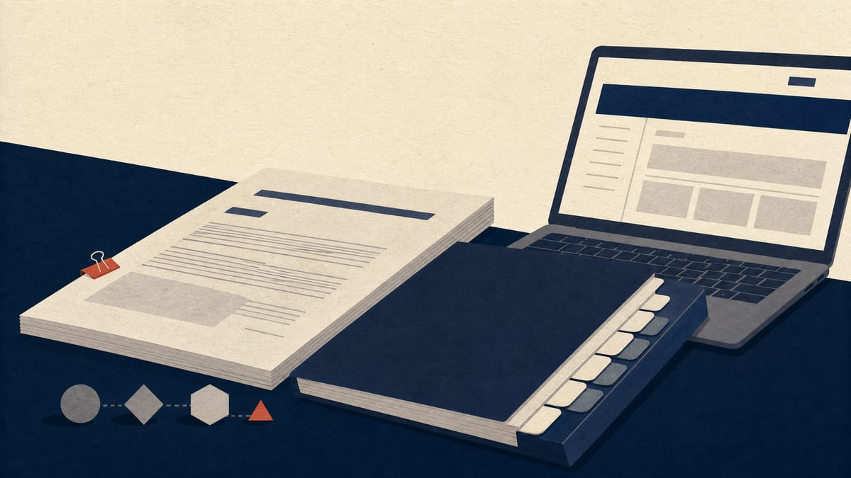 Editorial image of ordinance papers and a provider registry on a desk beside a laptop, representing crypto-asset regulation.