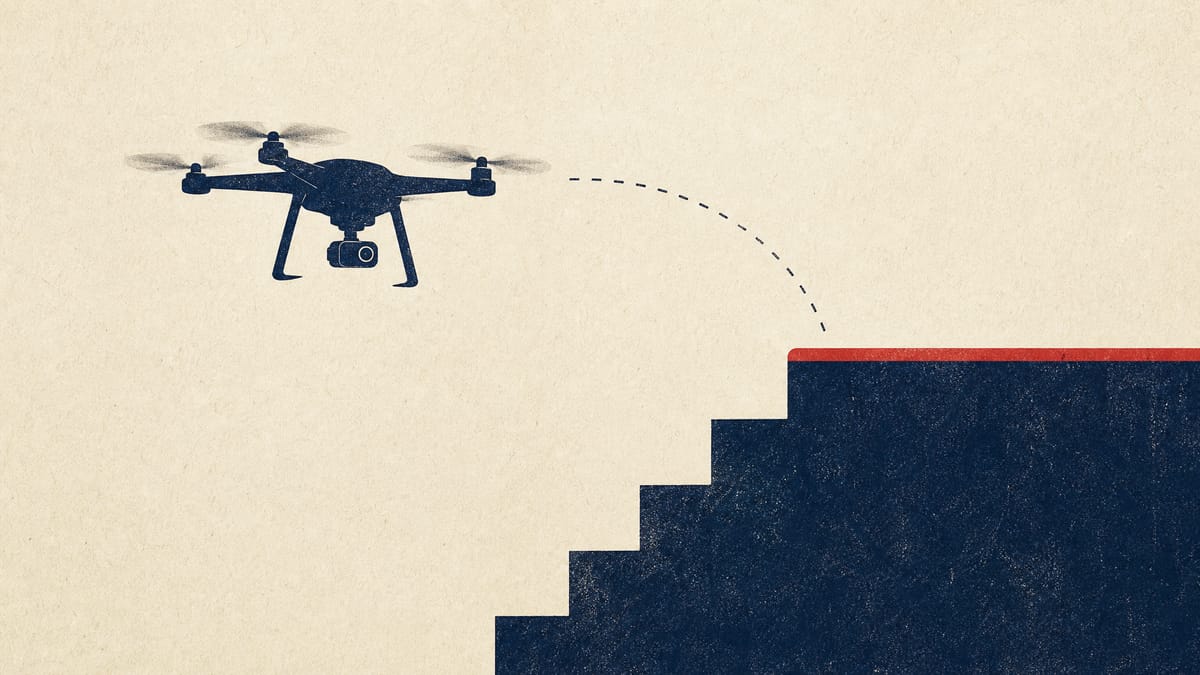 「Terra Droneの1対2株式分割、東証の望む水準にはなお届かず」の編集イラスト