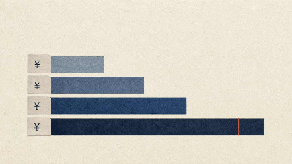 Four horizontal bars of increasing length stacked like a ladder, representing bonds of different maturities.